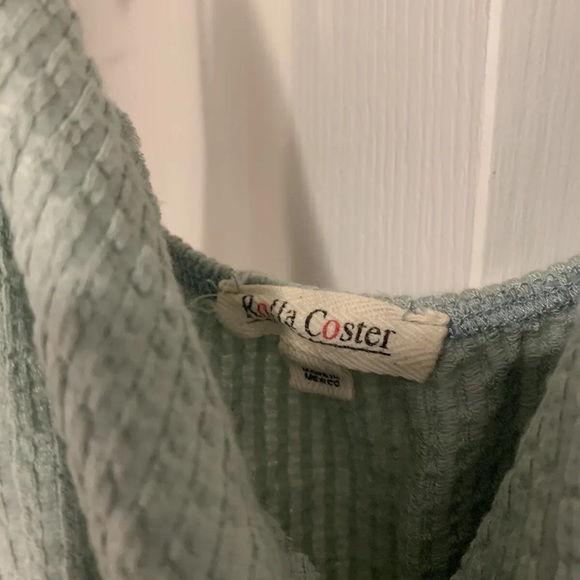 Rolla Coaster Sleeveless Ribbed Jumpsuit Women’s Size L Casual Crop - Picture 2 of 4